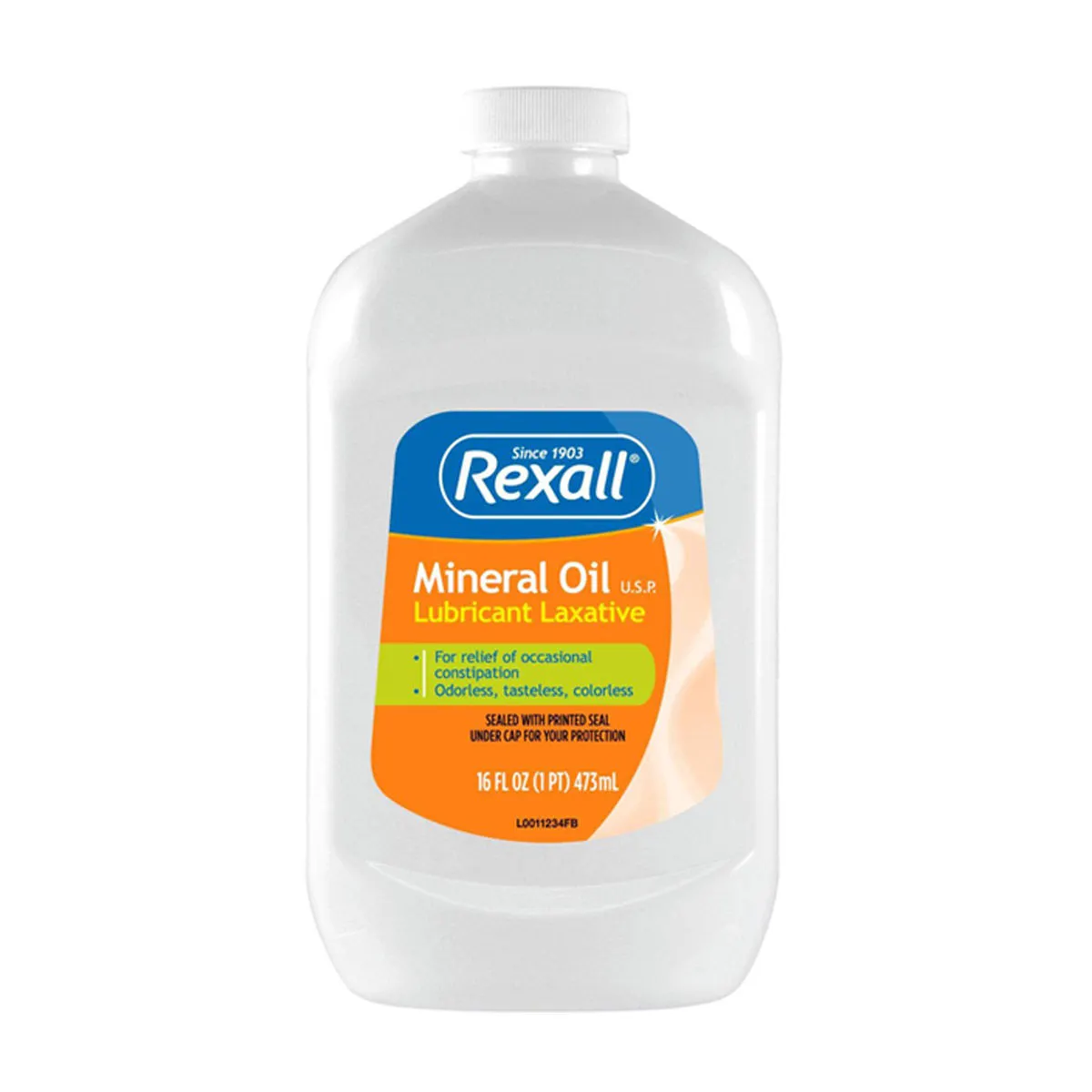 Rexall Mineral Oil USP Lubricant Laxative, 16 fl oz