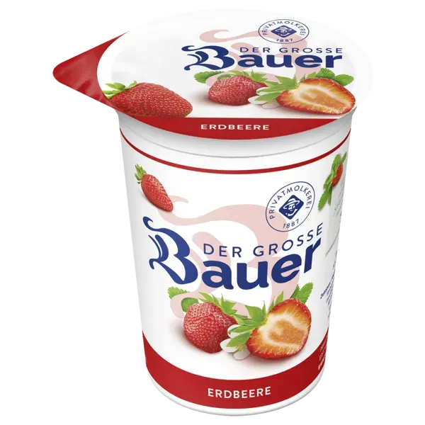 Bauer Fruchtjoghurt verschiedene Sorten 0,1/1,5/3,5 % Fett 250-220 g Becher (1 kg = 1.96-2.23)