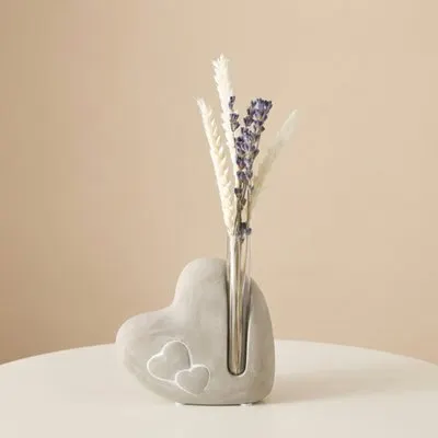 Droogbloemen | Stenen hartje