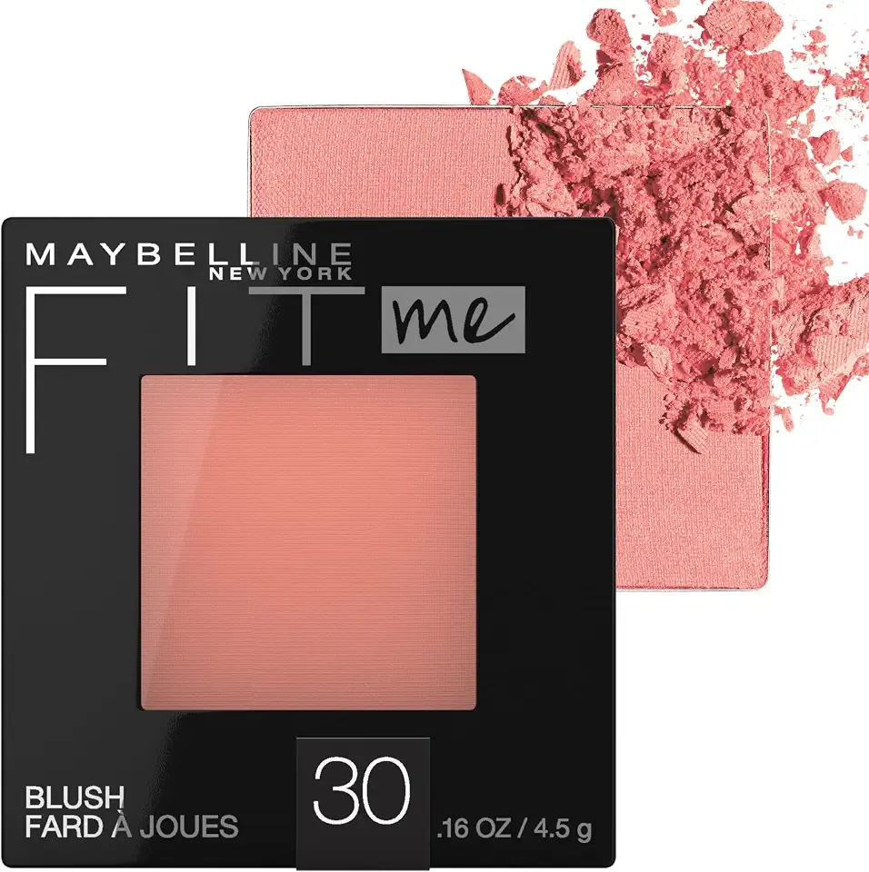 Maybelline New York Fit Me Blush, Rose, 0.16 Ounce