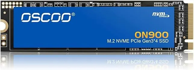 OSCOO 1TB NVMe PCIe 3.0 x4 SSD, Up to 3,500MB/s Read & 3,000MB/s Write, 3D TLC NAND, M.2 2280 Internal SSD for Gaming, Laptop, PC, Desktop Workstations