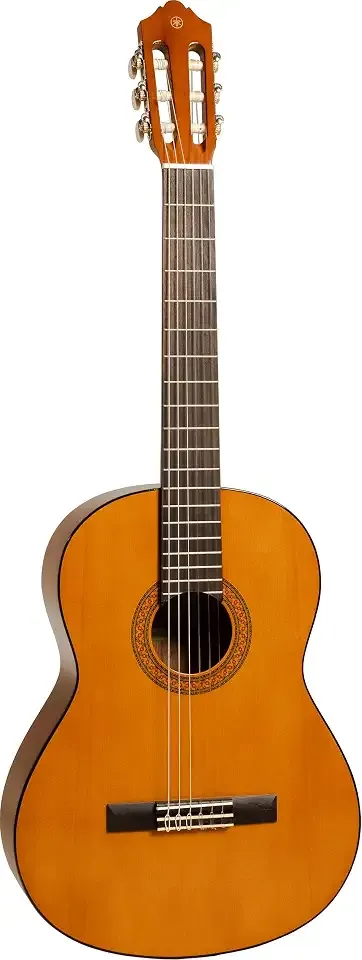 Yamaha C40II Classical Guitar, Full Size With Rosewood Fingerboard and Bridge, Natural | Rosewood Fingerboard and Bridge, 650mm Scale, 52mm Nut, Nylon Strings, Gloss Finish
