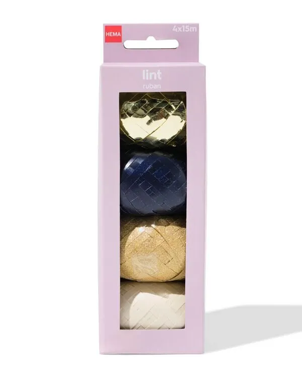 lint 15m goud - 4 stuks