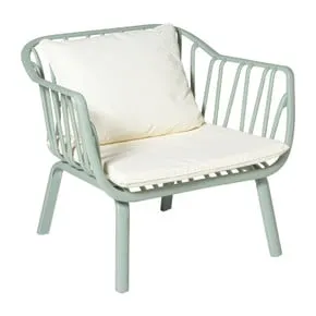 Tuinfauteuil como - groen - 68x78x63 cm
