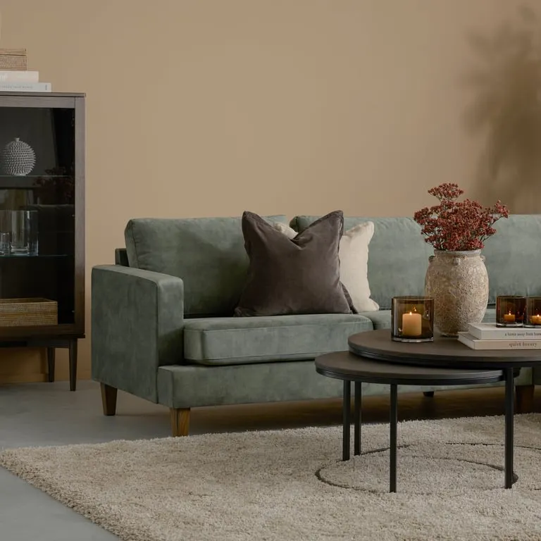 Karmøy lav vitrine Brun