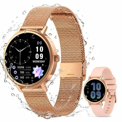 Blackview X30 Smartwatch – 1,26", 10 Tage Ak,100+ Sportmodi,Bluetooth Anrufe, KI-Sprachassistent, Herzfrequenz & Blutsauerstoff, Schlafmonitoring