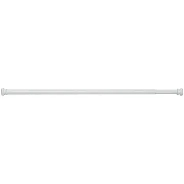 Asta doccia in alluminio bianco estensibile da 80 a 135 cm