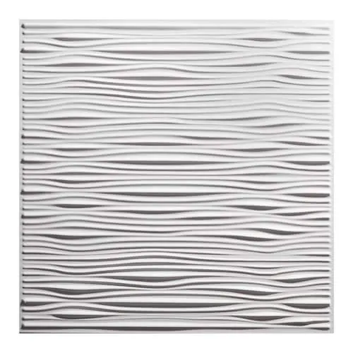 2 ft. x 2 ft. Drifts White Ceiling Panel Carton of 12