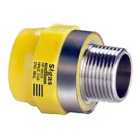 Transición termofusión macho 25 mm x 3/4"