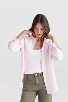 Camisa oxford oversize