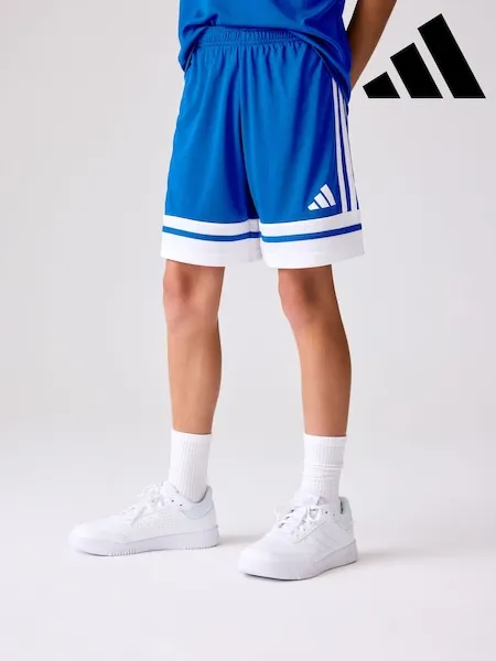 adidas Blue Squadra 25 Kids Shorts