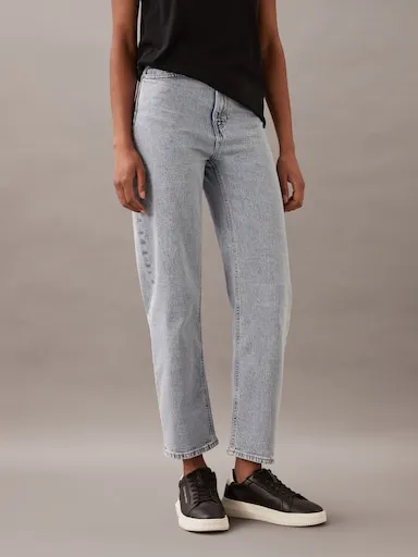 Calvin Klein Barrel Jean In Light Indigo