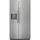 Frigidaire Gallery 22.3 CuFt Counter Depth Side-by-Side Refrigerator in Stainless Steel with EvenTemp™ Cooling System