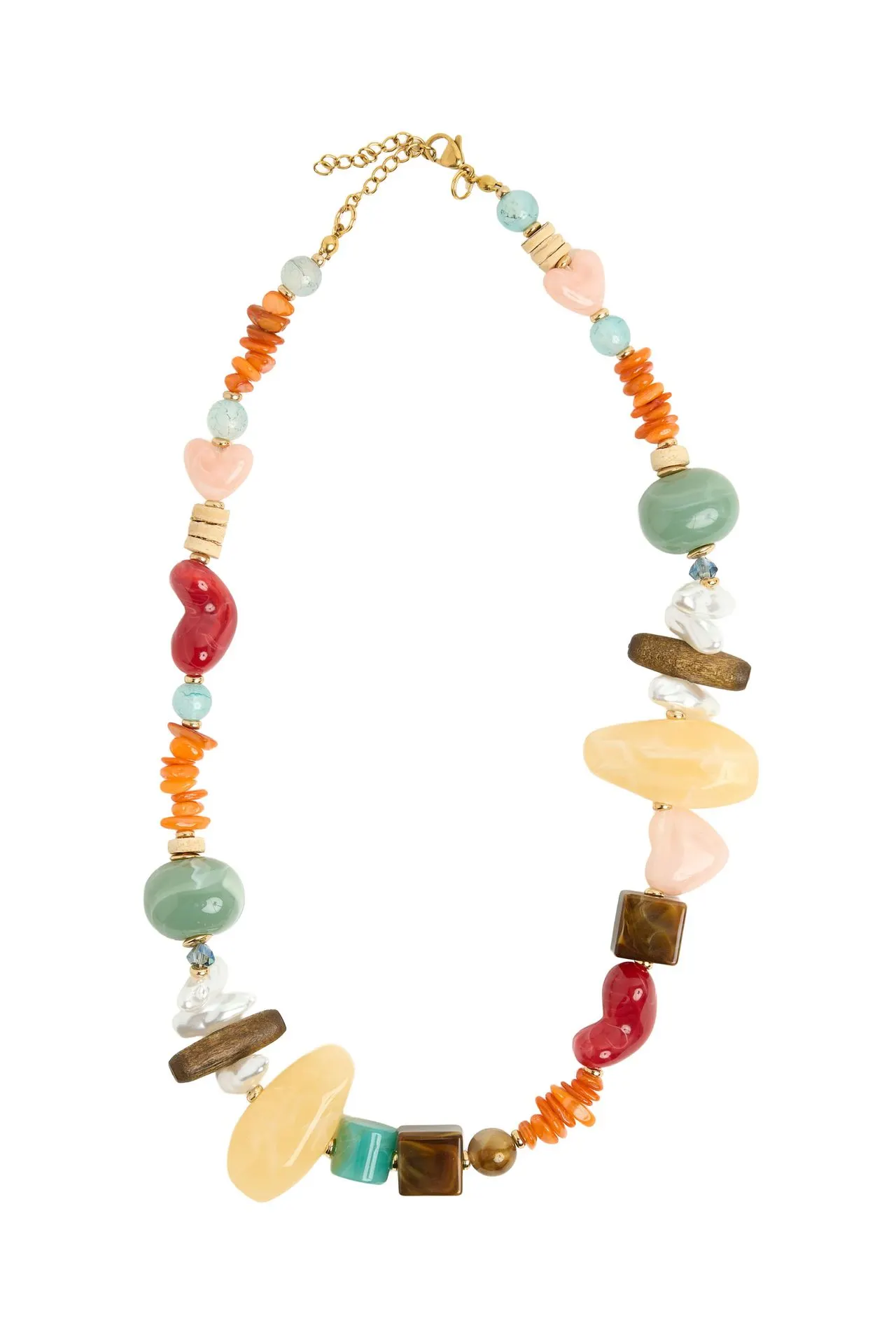 Ketting kleurrijke kralen