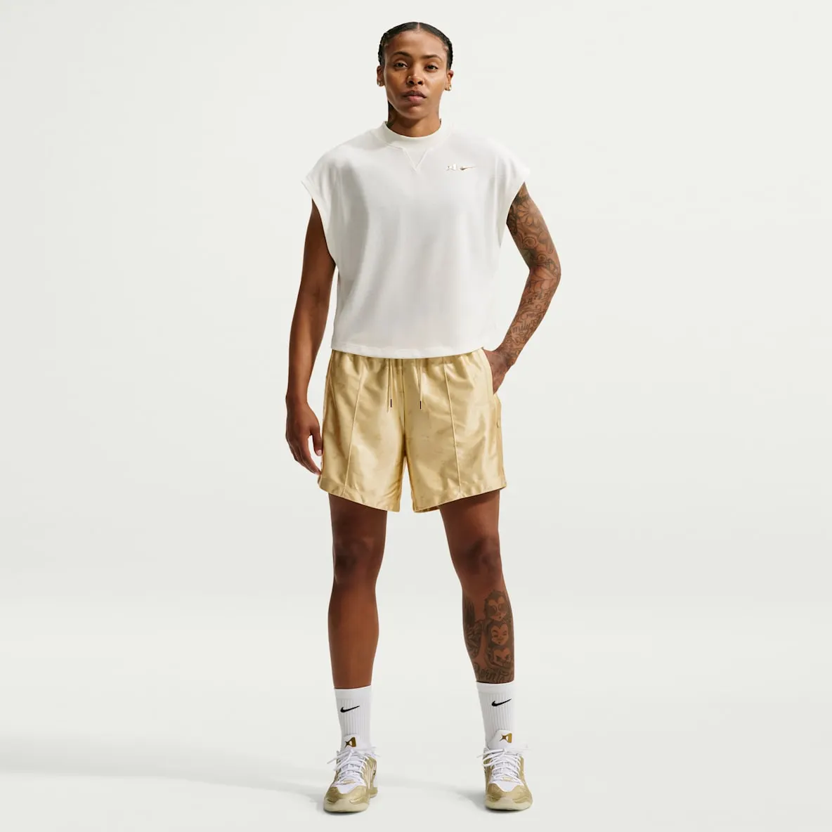 A'ja Wilson Nike Dri-FIT basketshorts til dame