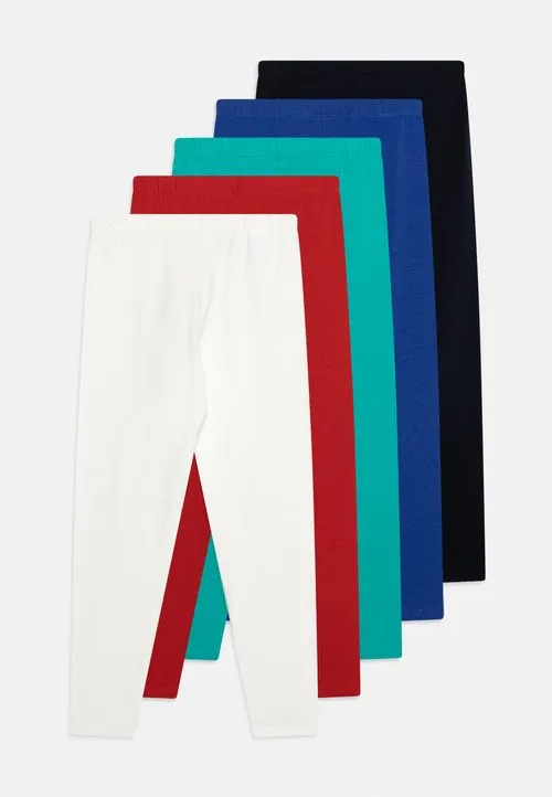 5 PACK UNISEX - Leggings - red/green/blue