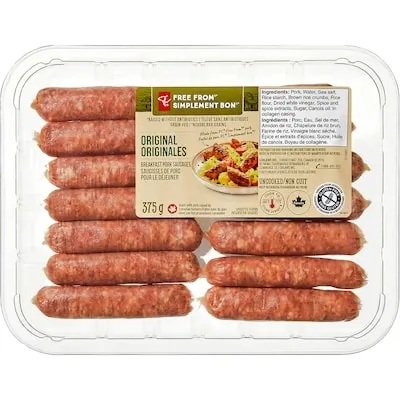 Free From Original Breakfast Pork Sausages