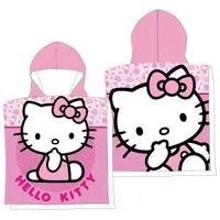 Hello Kitty Kinderponcho – Kapuzenponcho & Strandtuch