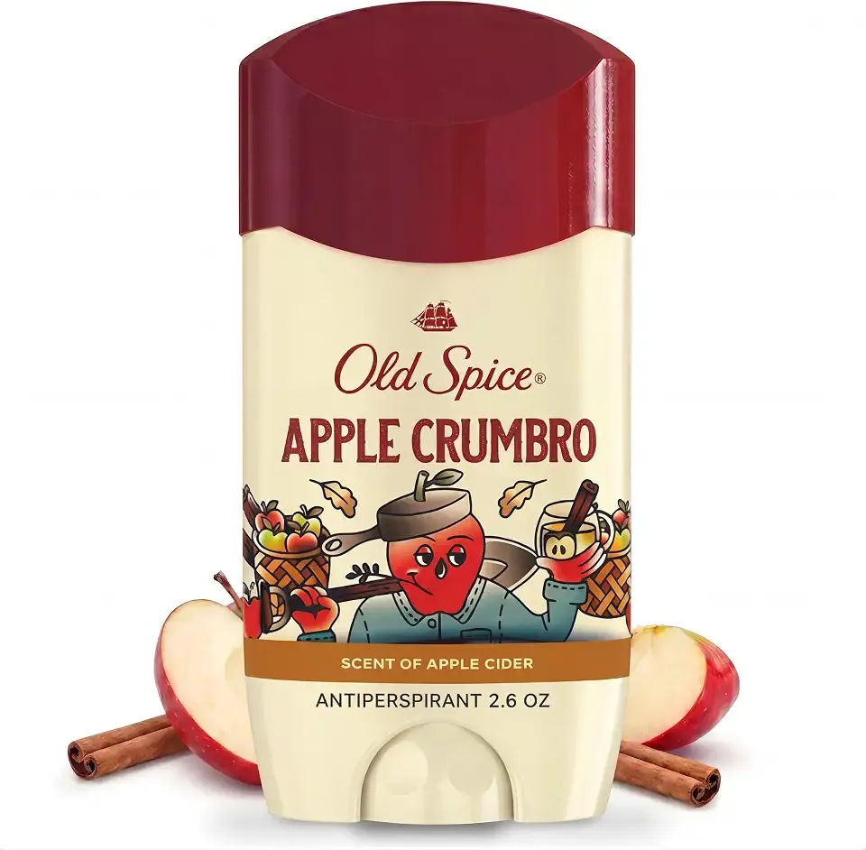 Old Spice Men's Antiperspirant, Apple Crumbro, 2.6oz