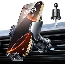 VANMASS BEST Phone Holders for Your Car Ultimate Military-Grade Car Phone Holder Mount【Patent & Safety Certs】Upgraded Shockproof Truck Air Vent Phone Mount for iPhone 17 Pro Max 16 15 Samsung Android