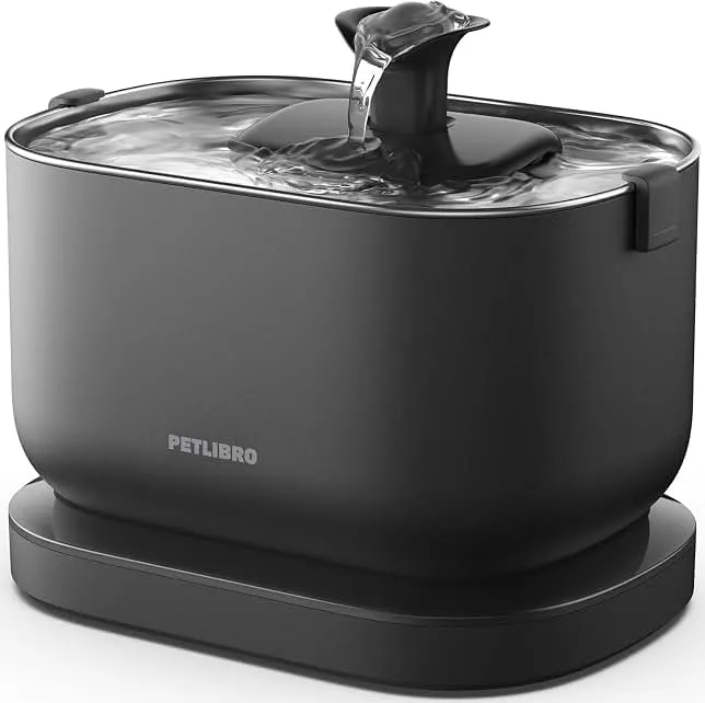 PETLIBRO Cat Water Fountain, Cordless Pet Water Fountain Battery Operated, 2.5L/84oz Dockstream Water Fountains for Cats Indoor, Ca…