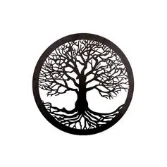 Décoration murale arbre de vie métal 40x40cm