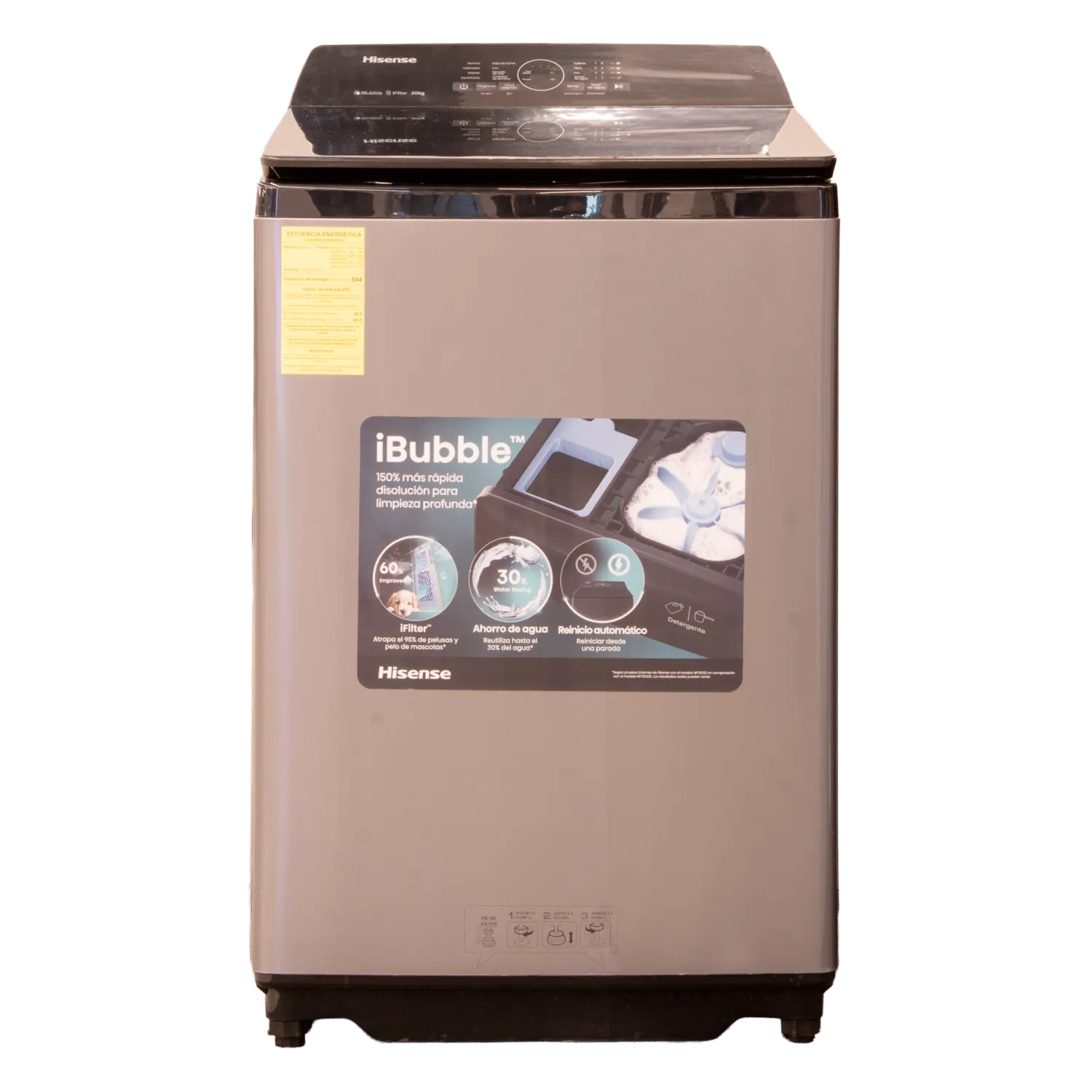 Lavadora De Ropa Top Load Non Inverter HISENSE 20 Kg