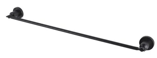 Tuscany® Vantaa™ Matte Black 24" Towel Bar
