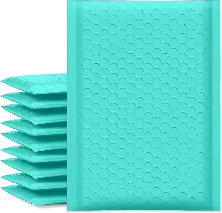 UCGOU Bubble Mailers 6x10" Teal Usable Size 6x9" Padded Envelopes 25 Pack