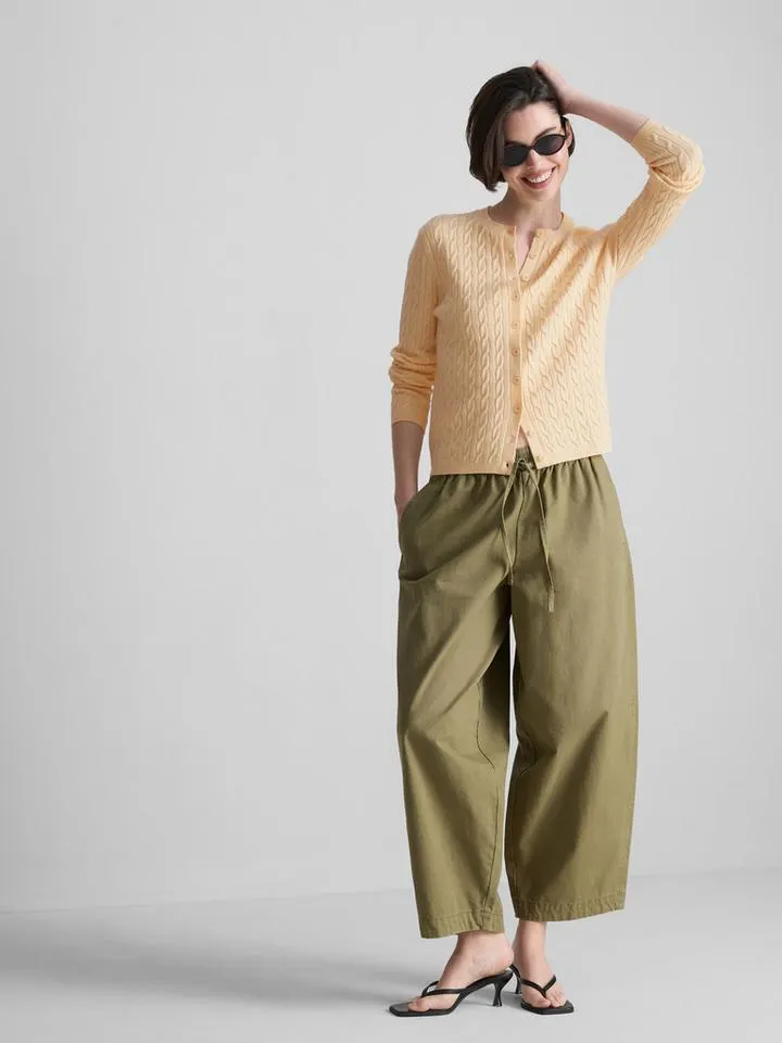 Gilet en maille torsadée