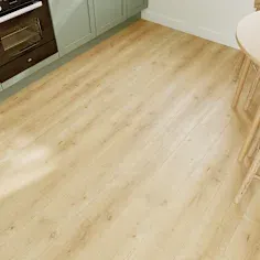 Suelo laminado Albertin natural resistente agua AC5 8mmCooke & Lewis