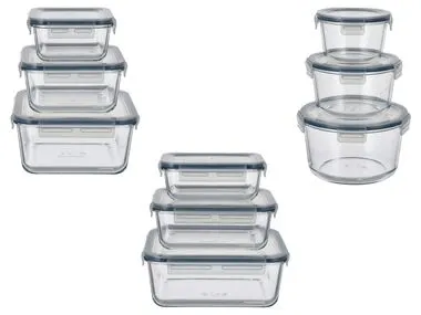 Set de recipientes con tapa