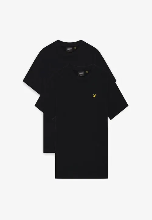 2 PACK - T-shirts - jet black