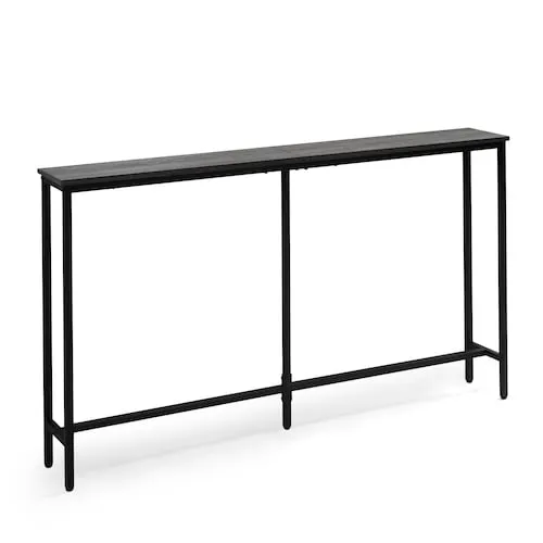 47-Inch Grey Narrow Console/Sofa Table for Entryway, Hallway, Living Room