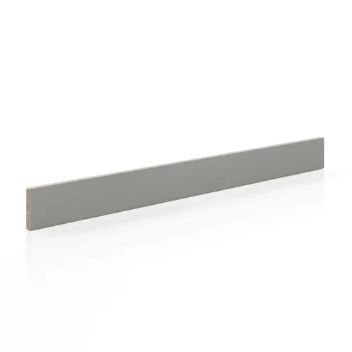Strasbourg 4 in. W x 96 H x 0.8 D Toe Kick for Kitchen Cabinet, Grey