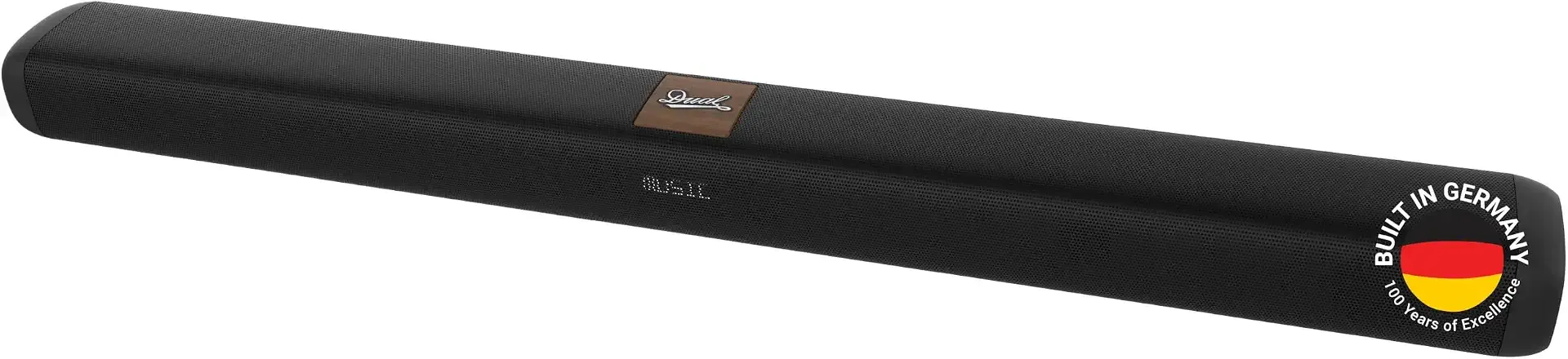Dual Heritage Solide One Soundbar, Dolby Atmos, Made in Germany, Bluetooth | Built-in woofers for deep bass, Optical/AUX/USB inputs, EQ modes for Movie & Music, Slim wall-mountable design