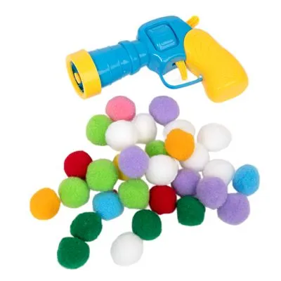 zooplus Basics Pistolet à balles en peluche pour chat