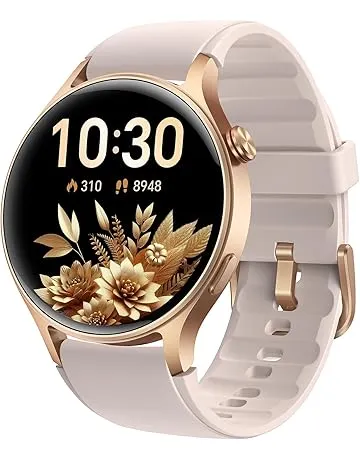 Smart Watch for Women, Answer/Make Call, 1.32'' AMOLED Ultra-Clear Screen Fitness Tracker with Heart Rate/Sleep/SpO2 Monitor, Smartwatch for iPhone/Samsung/Android, 110+ Sport Modes, 3ATM Waterproof