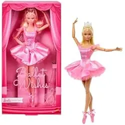 Barbie Signature Ballet Wishes Doll, Collectible Fashion Doll in Satiny, Pink Tutu with Blonde Hair and Giftable Packaging