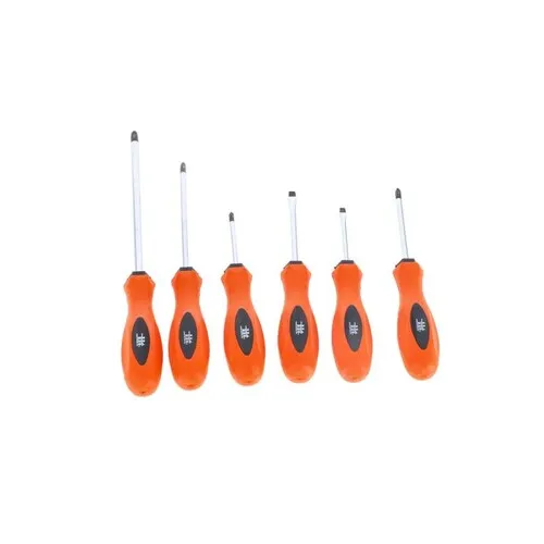 6-Piece Jumbo Rubber Grip Screwdriver Set
