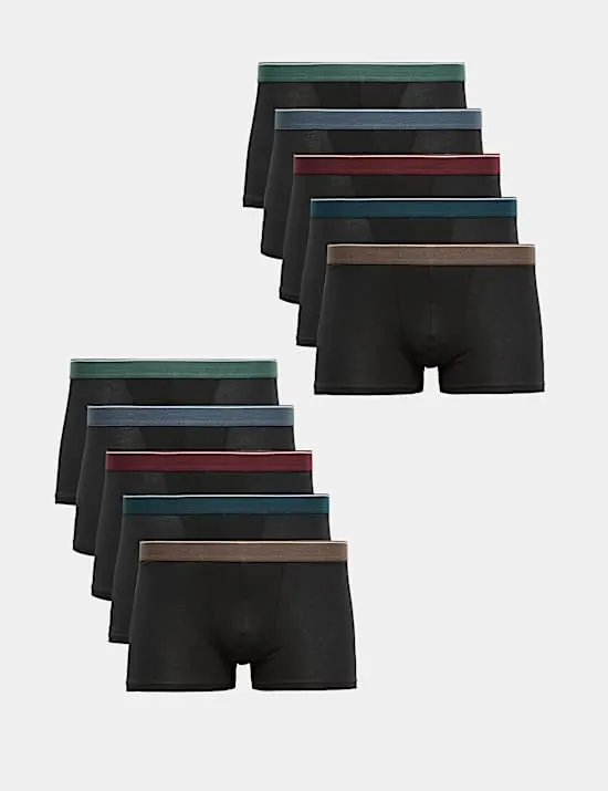 10pk Cotton Stretch Hipsters