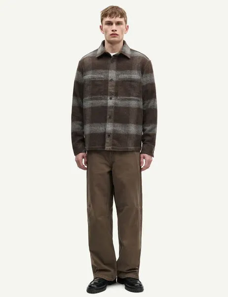 Sacastor X B Overshirt 15848 Brown Melange Ch.