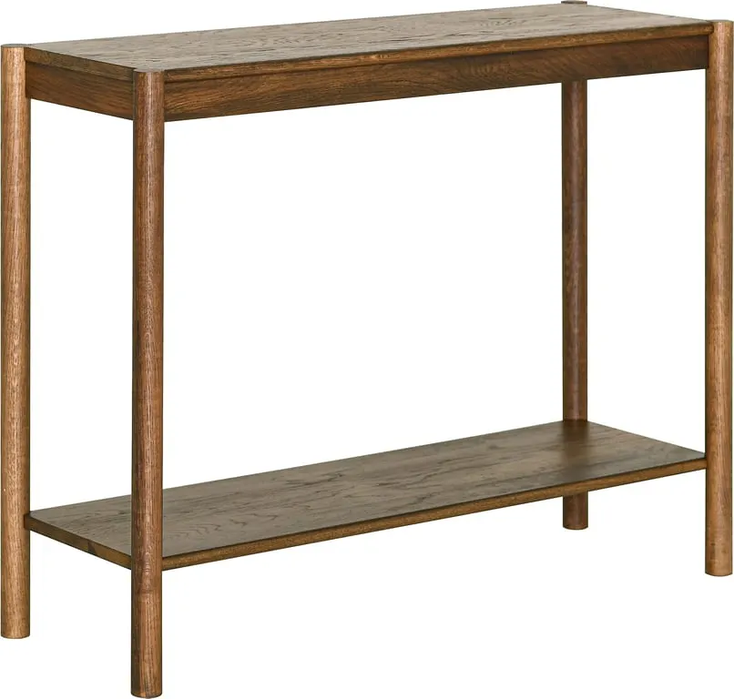 Circus konsollbord Brunlakkert heltre eik