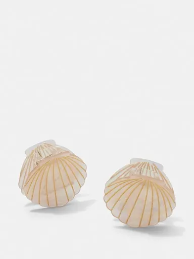 2 Pack Shell Hair Claw