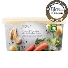 Tesco Finest Cream Of Vegetable And Irish Chicken Soup 400G