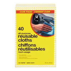 All-Purpose Reusable Cloths, 40 Sheets