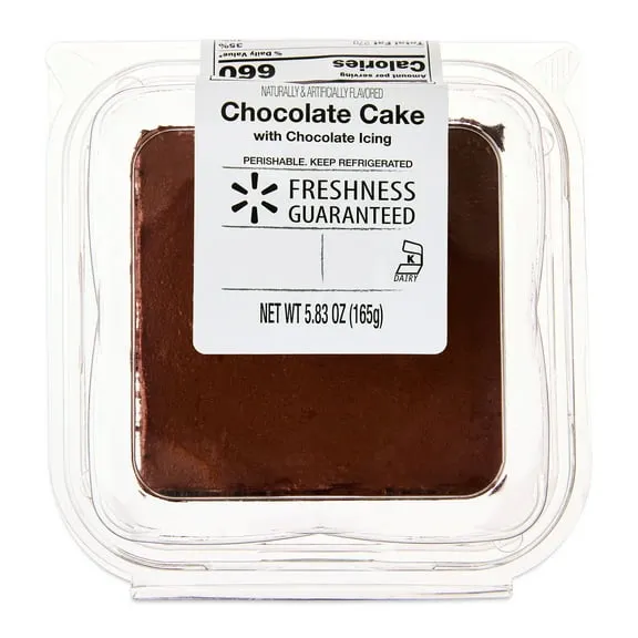 Rollback Freshness Guaranteed Chocolate Cake Slice, 5.83 oz (Refrigerated) $2.56 Was $3.00 43.9 ¢/oz