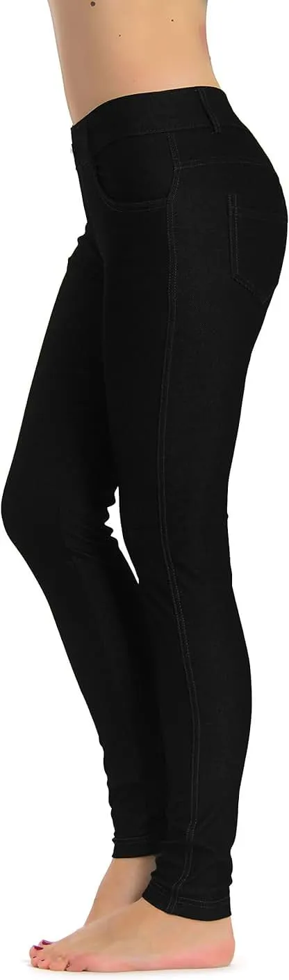 Prolific Health Women's Jean Look Jeggings Tights Slimmin…