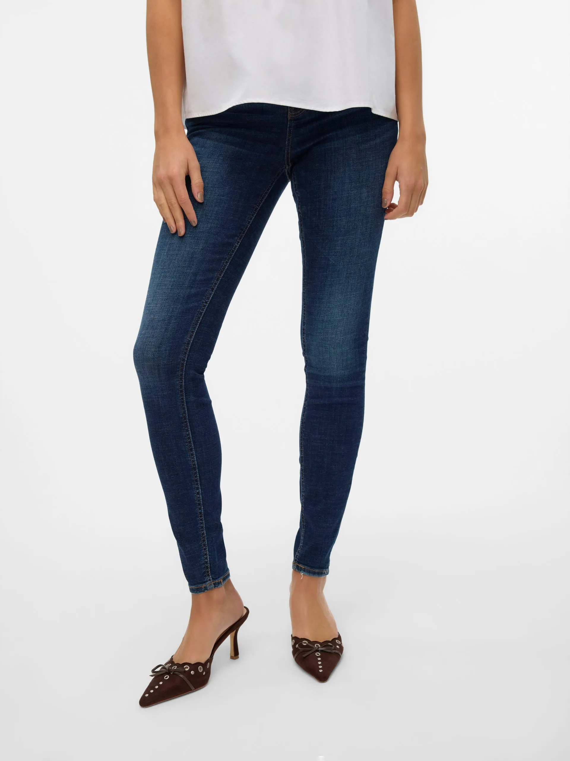 VMFLASH Middels høyt snitt Skinny Fit Jeans