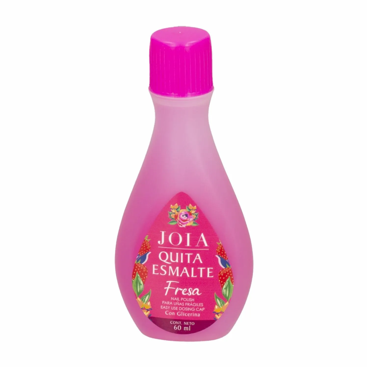 Quita Esmalte Fragancia Fresa JOIA 60 Ml